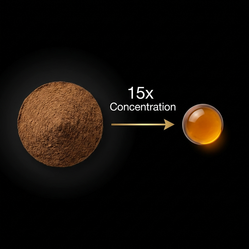 15x Concentration: Powder vs Resin